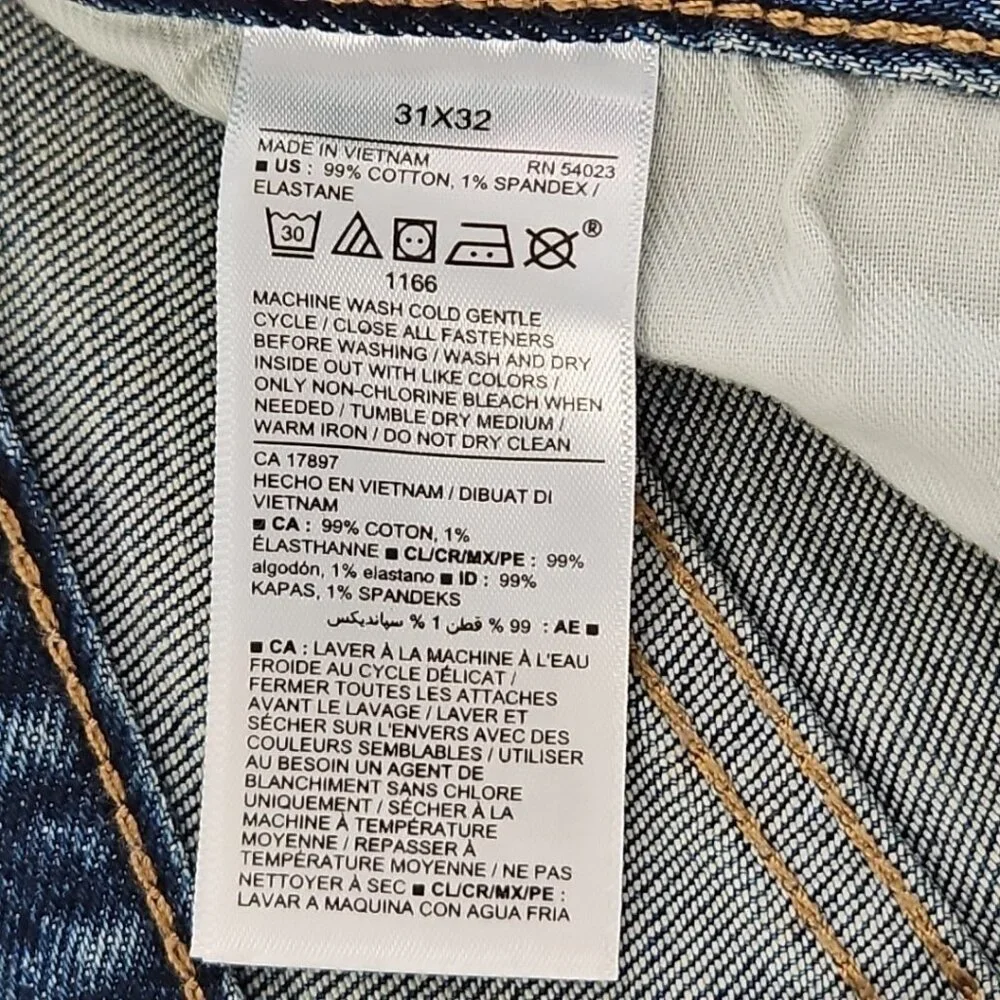 Old Navy Athletic Taper Jeans Men's 31x32‎ Med Wash Stretch Denim EUC Classic